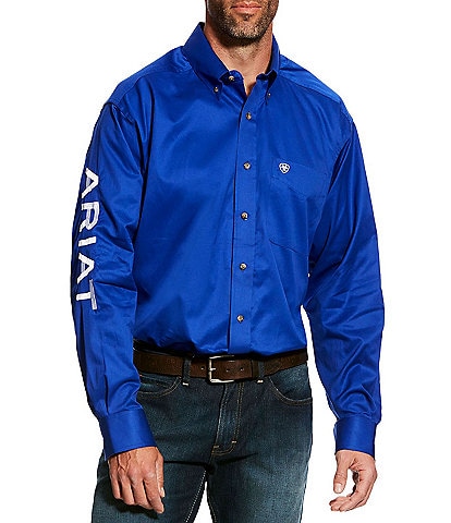 Ariat Team Logo Long-Sleeve Woven Twill Shirt