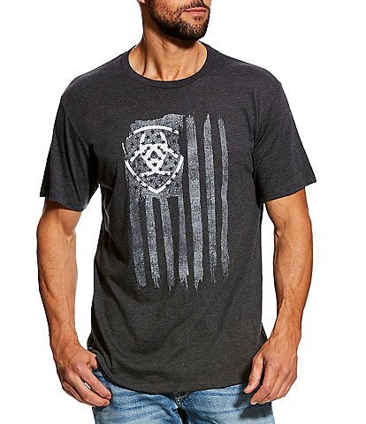 Ariat Vertical Flag Short-Sleeve Graphic T-Shirt