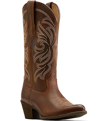 Ariat Women's Heritage Leather Mid Shaft Western Boots