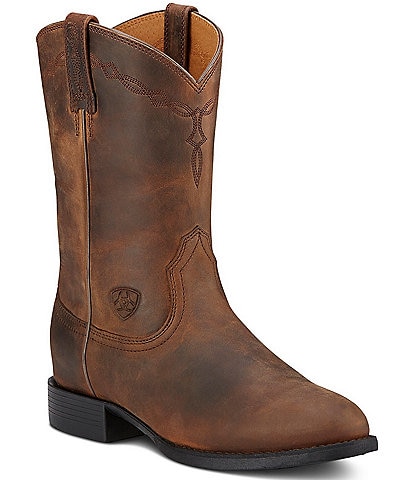 Ariat Women's Heritage Roper Leather Snip Toe Western Boots
