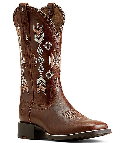Ariat Women's Round Up Skyler Leather Western Boots