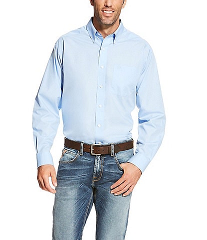 Ariat Wrinkle Free Solid Long Sleeve Shirt