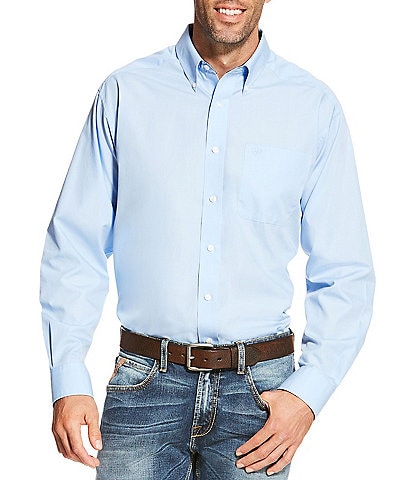 Ariat Wrinkle Free Solid Long Sleeve Shirt