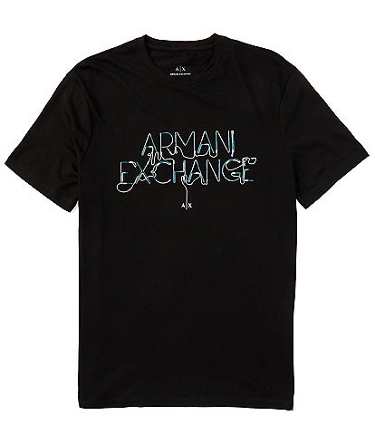 Armani Exchange Abstract Logo Short Sleeve T-Shirt