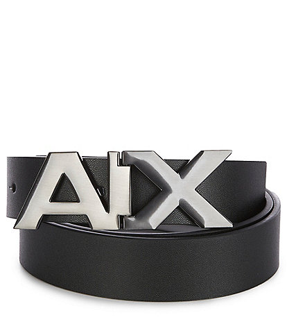 Armani Exchange AX 1#double; Reversible Leather Belt