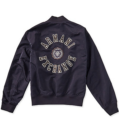 Armani Exchange Back Graphic Bomber Jacket