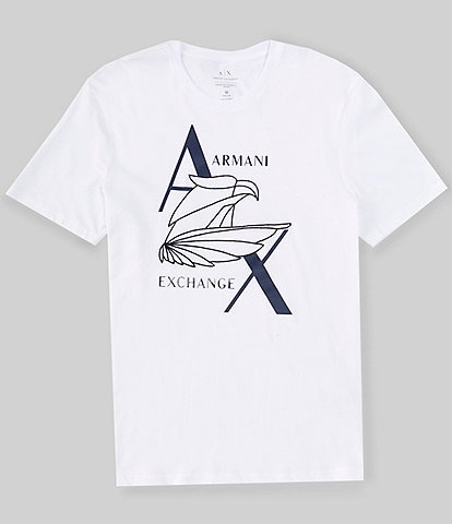 Armani Exchange Big Eagle Logo Short Sleeve T-Shirt