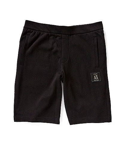 Armani Exchange Box Logo Fleece 8#double; Inseam Shorts