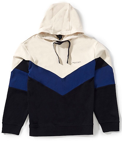 Armani Exchange Chevron Color Block Hoodie