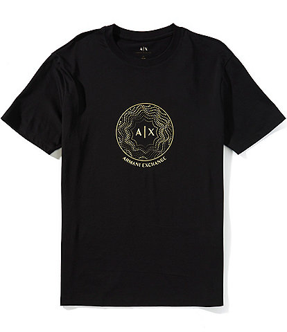 Armani Exchange Circular Logo Short Sleeve T-Shirt