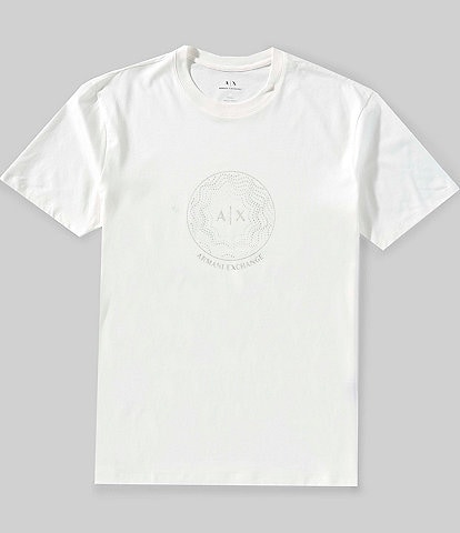 Armani Exchange Circular Logo Short Sleeve T-Shirt