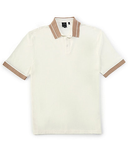 Armani Exchange Solid Short Sleeve Polo Shirt