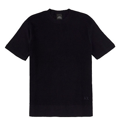 Armani Exchange Cotton Knit Short Sleeve T-Shirt