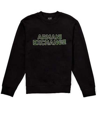 Armani Exchange Elevated Logo Crewneck Pullover
