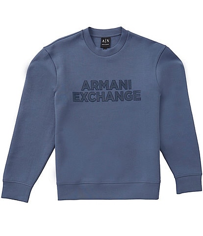 Armani Exchange Elevated Logo Crewneck Pullover