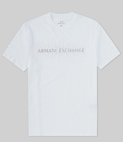 Armani Exchange Embellished Logo Short Sleeve T-Shirt