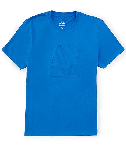 Armani Exchange Embossed 3D Logo Short Sleeve T-Shirt