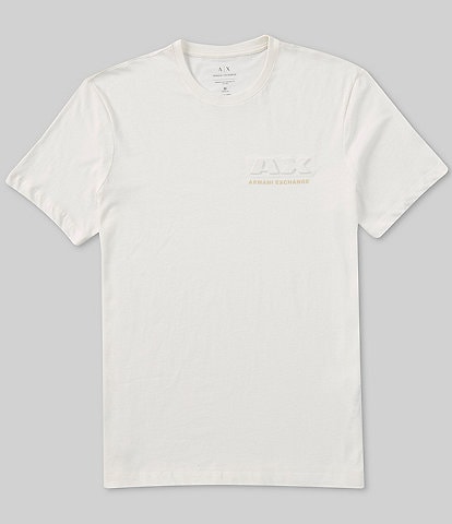 Armani Exchange Embossed Chest Logo Short Sleeve T-Shirt