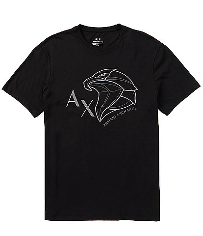 Armani Exchange Embroidered Eagle Short Sleeve T-Shirt