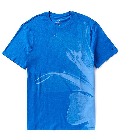 Armani Exchange Floral Graphic Short Sleeve T-Shirt