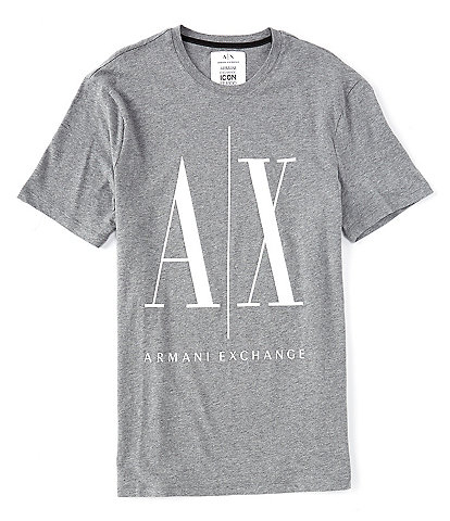 Armani Exchange Large Icon Logo Short Sleeve T-Shirt