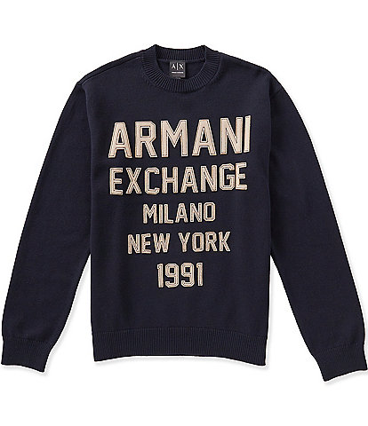 Armani Exchange Large Print Sweatshirt