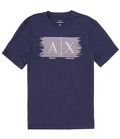 Armani Exchange Line Box Logo Short Sleeve T-Shirt