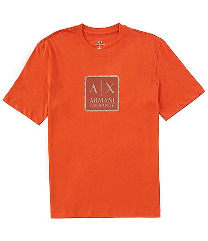 Armani Exchange Line Logo Short Sleeve Graphic T-Shirt