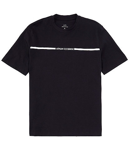 Armani Exchange Logo Tape Short Sleeve T-Shirt