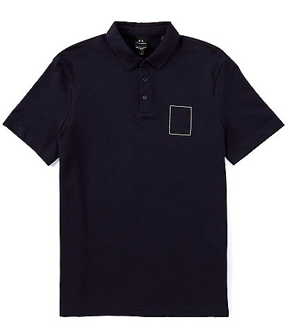 Armani Exchange Milano Edition Jersey Short Sleeve Polo Shirt