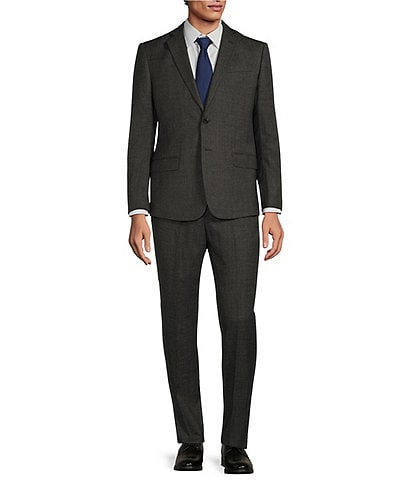 Armani Exchange Modern Fit Flat Front Nailshead Pattern 2-Piece Suit