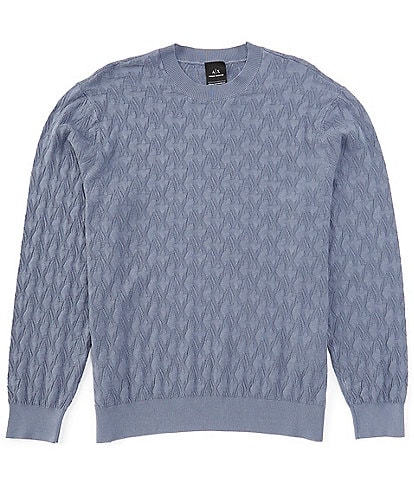 Armani Exchange Monogram Print Sweater