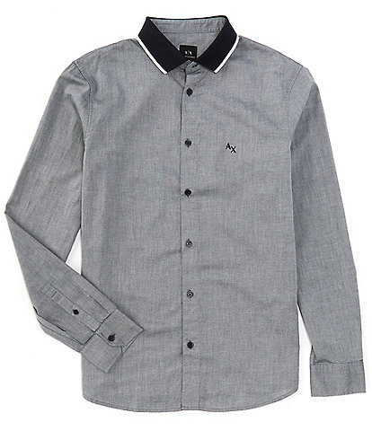 Armani Exchange Oxford Long Sleeve Woven Shirt