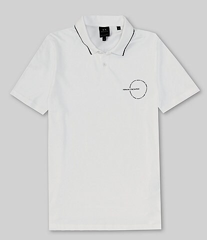 Armani Exchange Short-Sleeve Polo Shirt