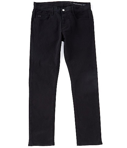 Armani Exchange Slim-Fit Black Stretch Jeans