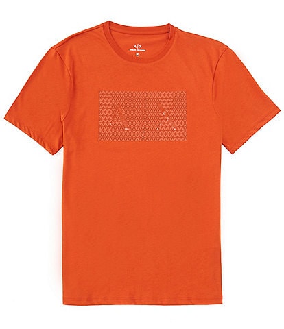 Armani Exchange Slim-Fit Box Logo Short Sleeve Graphic T-Shirt