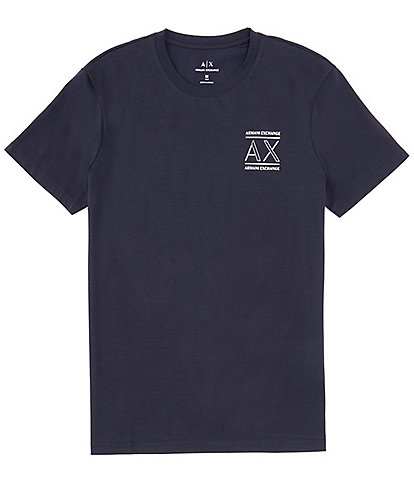 Armani Exchange Slim Fit Chest Logo Short Sleeve T-Shirt