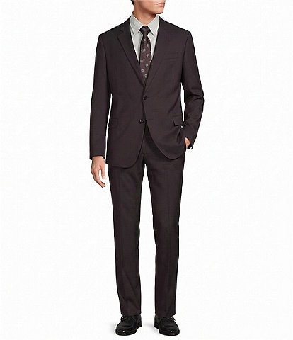 Armani Exchange Slim Fit Flat Front 2-Piece Suit