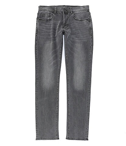 Armani Exchange Slim-Fit Grey Stretch Denim Jeans