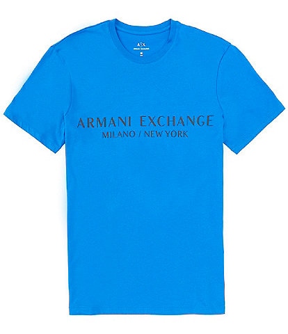 Armani Exchange Slim Fit Milano Logo Short Sleeve T-Shirt