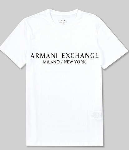 Armani Exchange Slim Fit Milano Logo Short Sleeve T-Shirt