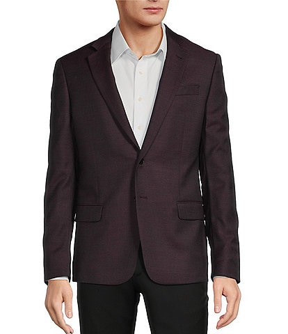 Armani Exchange Slim Fit Textured Solid Sport Coat