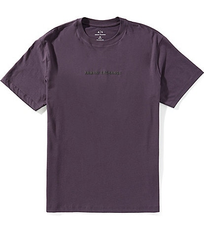 Armani Exchange Small Center Brand Logo Short Sleeve T-Shirt