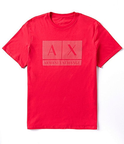 Armani Exchange Tonal Box Logo Short Sleeve T-Shirt