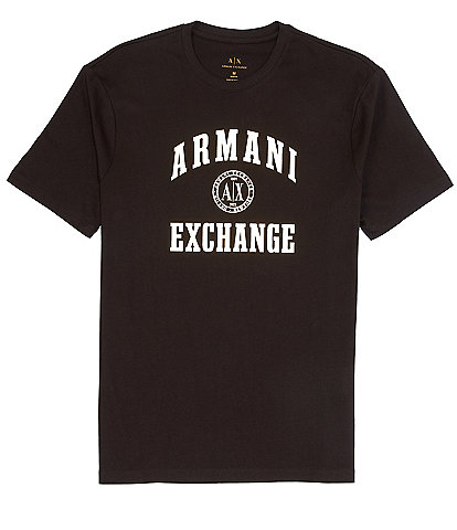 Armani Exchange Varsity Logo Short-Sleeve Tee
