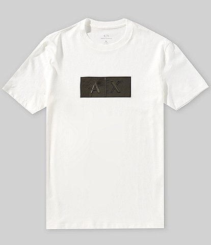 Armani Exchange Vinyl Box Logo Short Sleeve T-Shirt