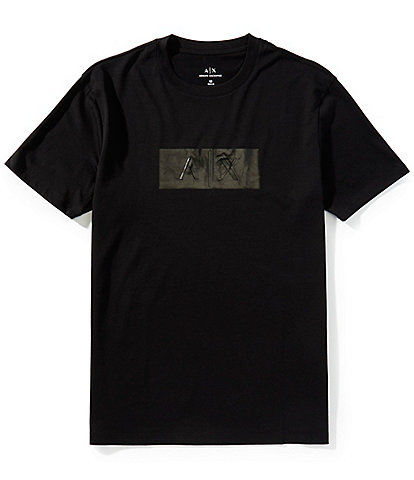 Armani Exchange Vinyl Box Logo Short Sleeve T-Shirt