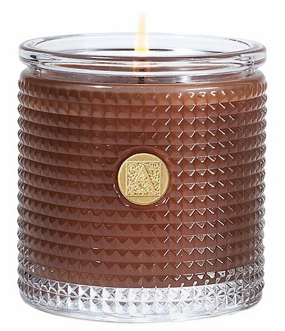 Aromatique Cinnamon Cider Textured Glass Candle, 6-oz.