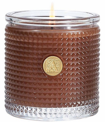 Aromatique Cinnamon Cider Textured Glass Candle