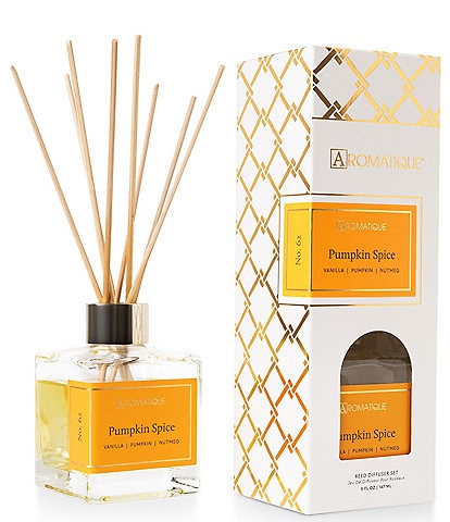 Aromatique Pumpkin Spice Reed Diffuser Set